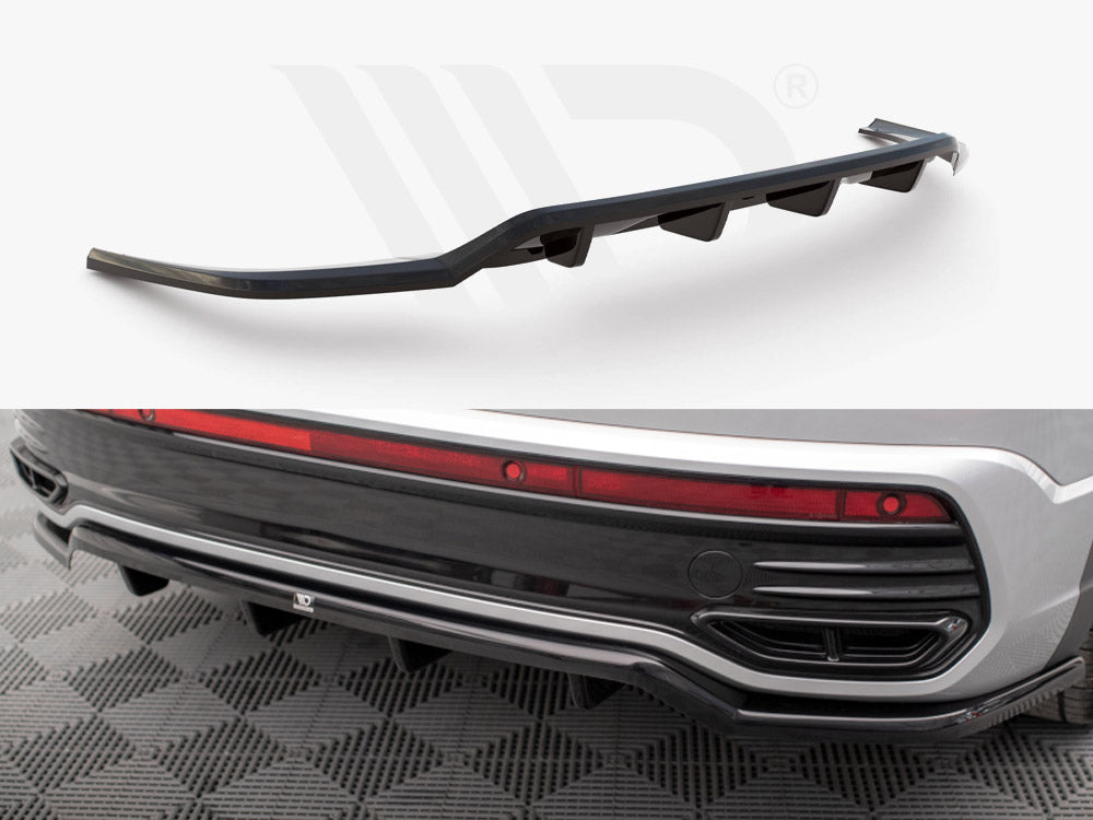 Central Rear Splitter (Vertical Bars) VW Taigo R-Line Mk1 Maxton Design