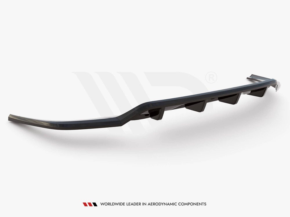 Central Rear Splitter (Vertical Bars) VW Taigo R-Line Mk1 Maxton Design