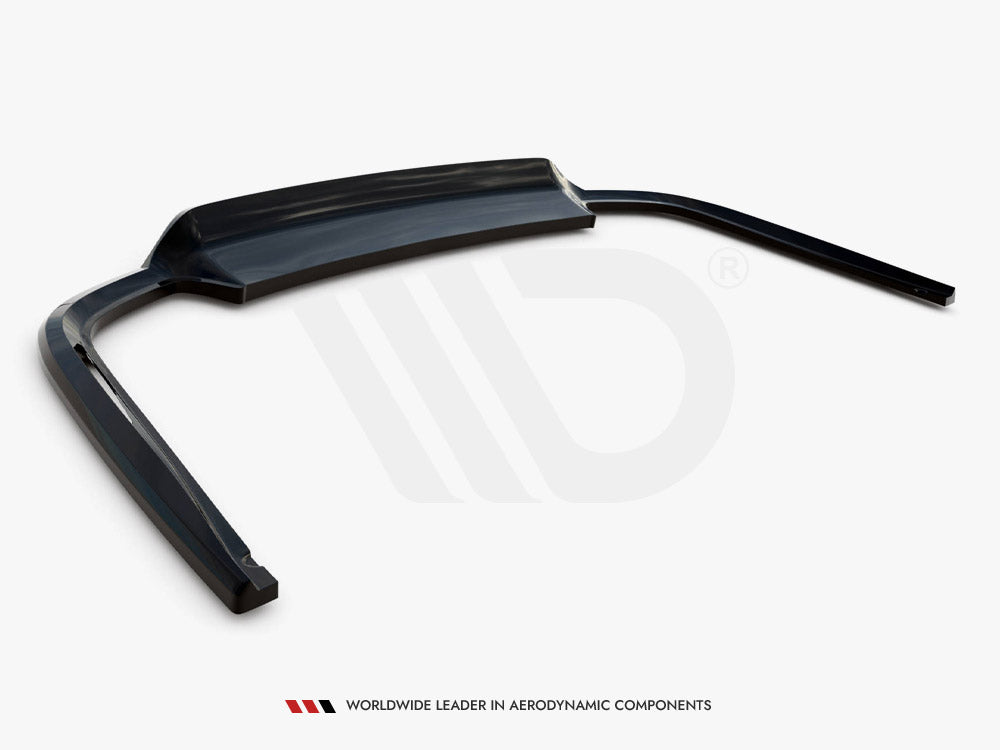 Central Rear Splitter (Vertical Bars) Audi A8 S-Line D5 Maxton Design