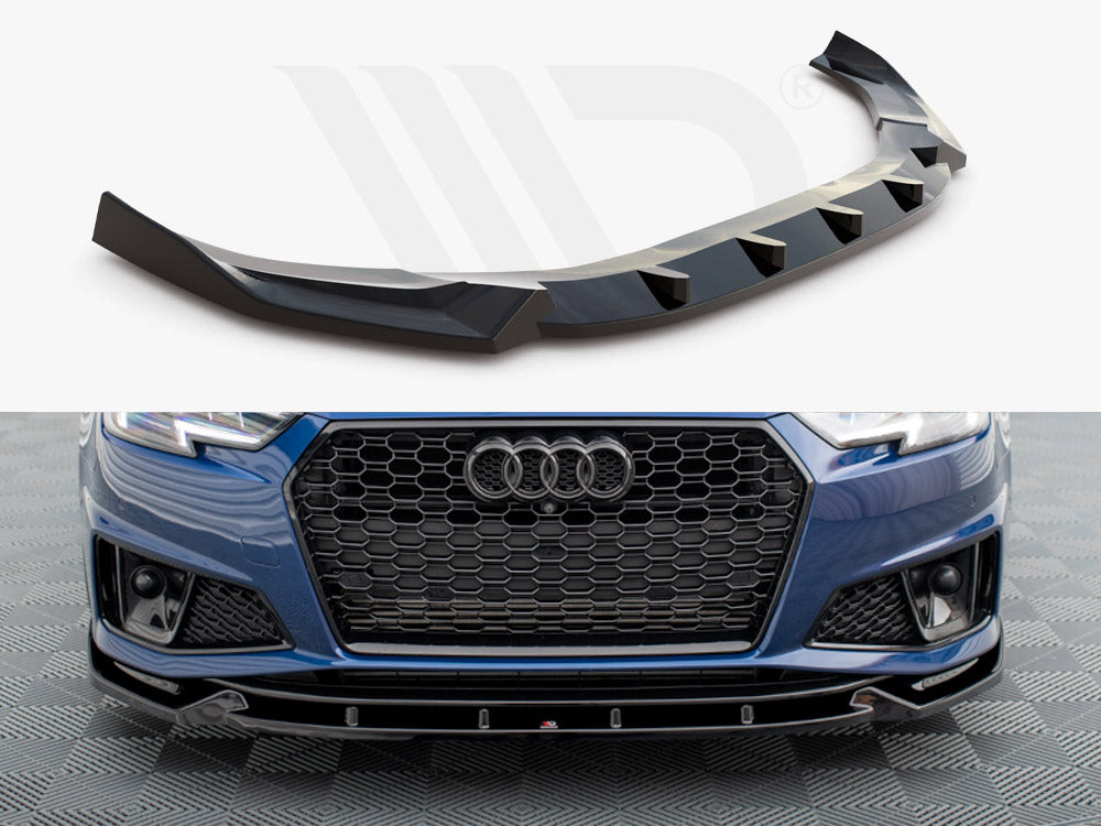 Front Splitter V.1 Audi A4 Competition B9 Maxton Design