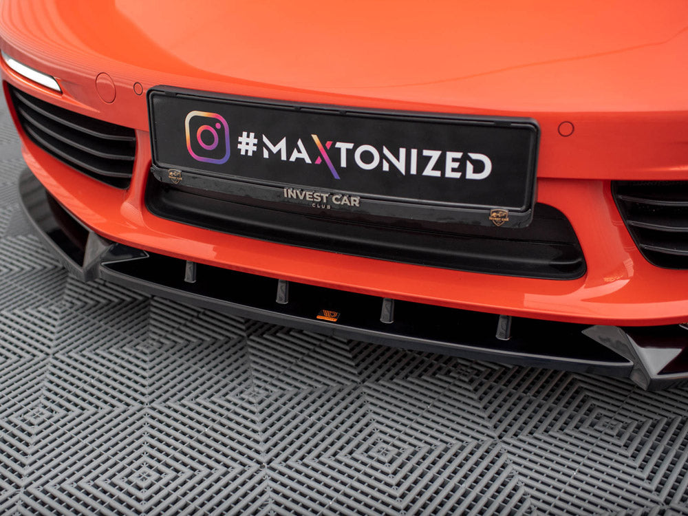 Front Splitter V.1 Porsche 718 Cayman 982c Maxton Design