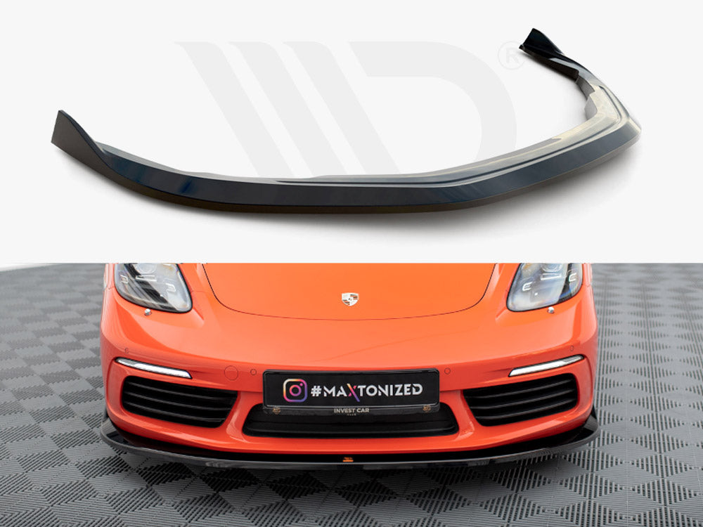 Front Splitter V.2 Porsche 718 Cayman 982c Maxton Design