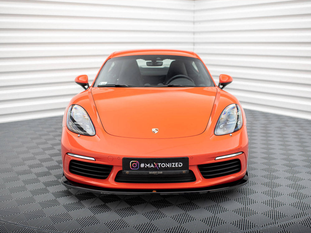 Front Splitter V.2 Porsche 718 Cayman 982c Maxton Design