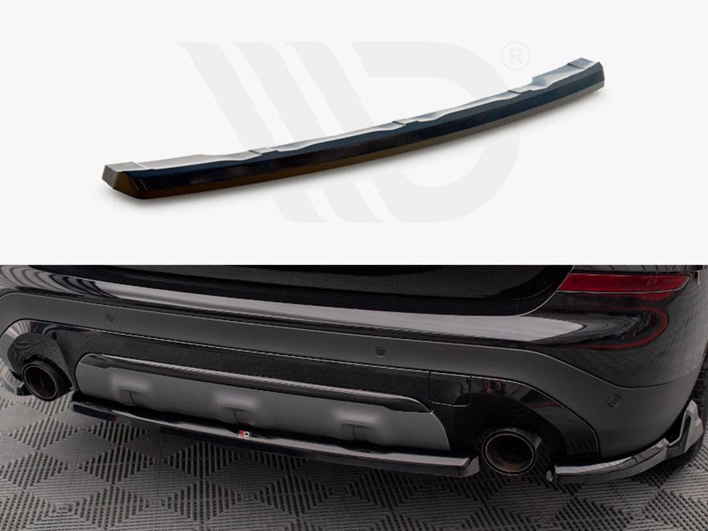 Central Rear Splitter BMW X3 G01 Maxton Design