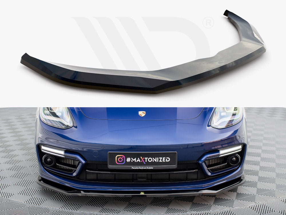 Front Splitter V.1 Porsche Panamera E-Hybrid 971 Facelift Maxton Design