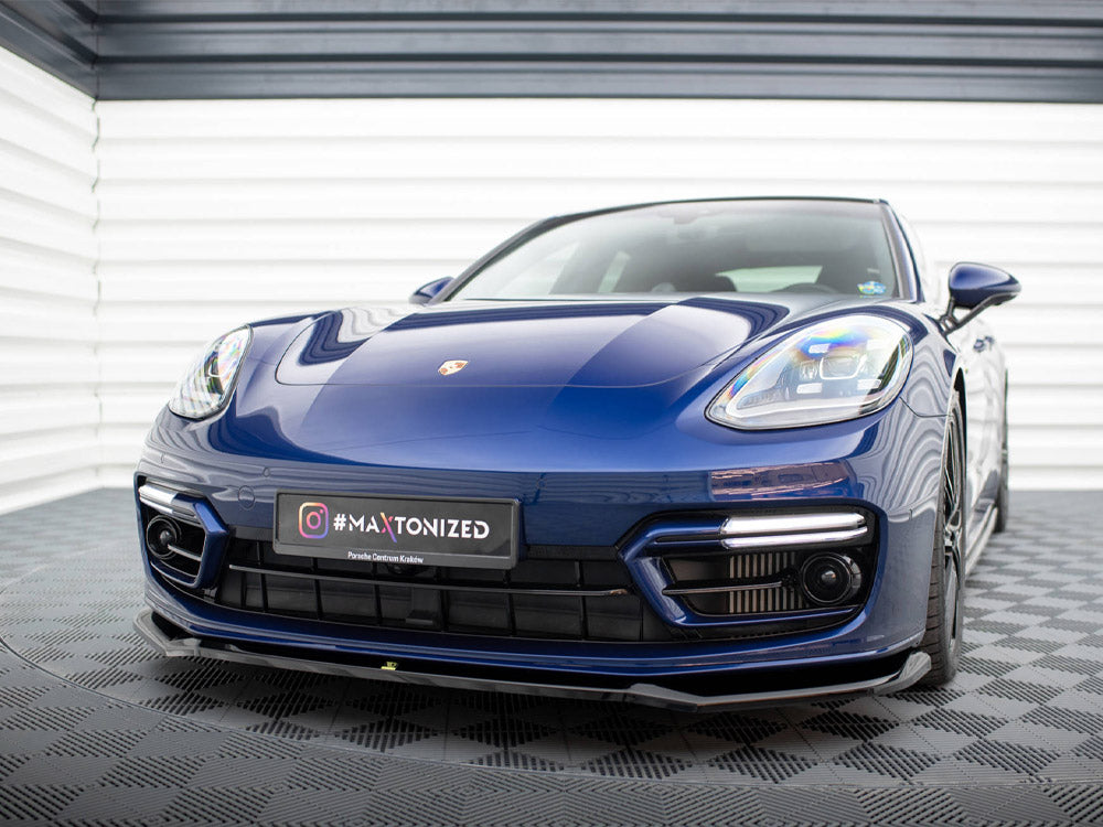 Front Splitter V.1 Porsche Panamera E-Hybrid 971 Facelift Maxton Design