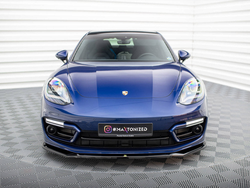 Front Splitter V.1 Porsche Panamera E-Hybrid 971 Facelift Maxton Design