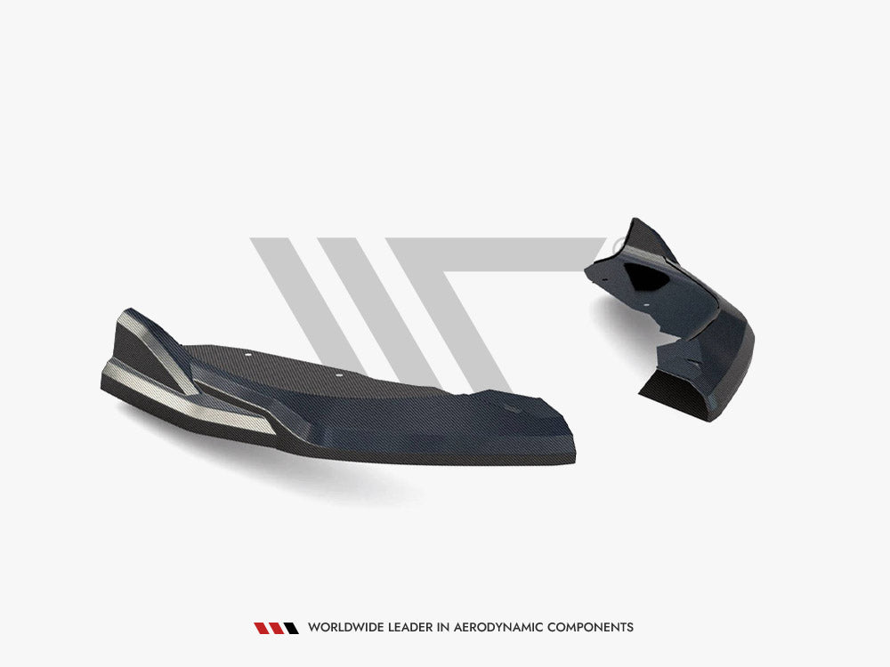 Carbon Fiber Rear Side Splitters BMW 1 F40 M-Pack / M135i Maxton Design