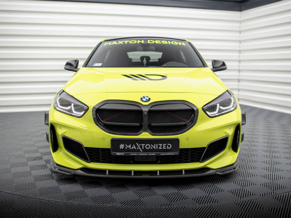 Carbon Fiber Front Bumper Wings (Canards) BMW 1 F40 M-Pack / M135i Maxton Design