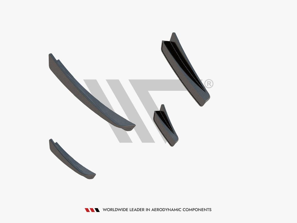 Carbon Fiber Front Bumper Wings (Canards) BMW 1 F40 M-Pack / M135i Maxton Design