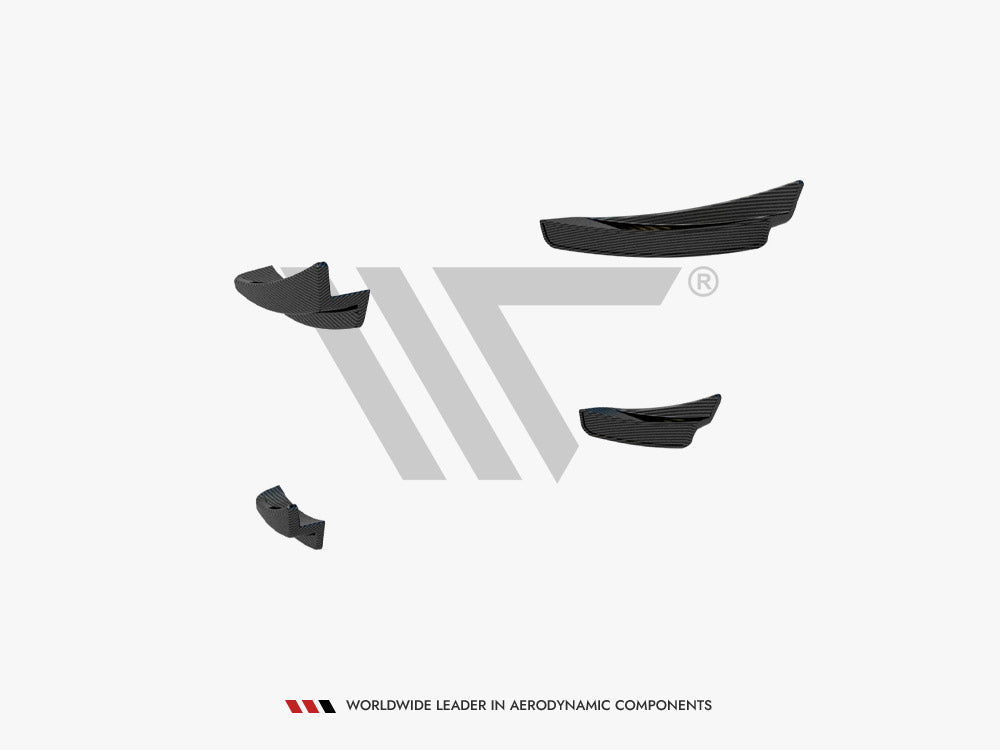 Carbon Fiber Front Bumper Wings (Canards) BMW 1 F40 M-Pack / M135i Maxton Design