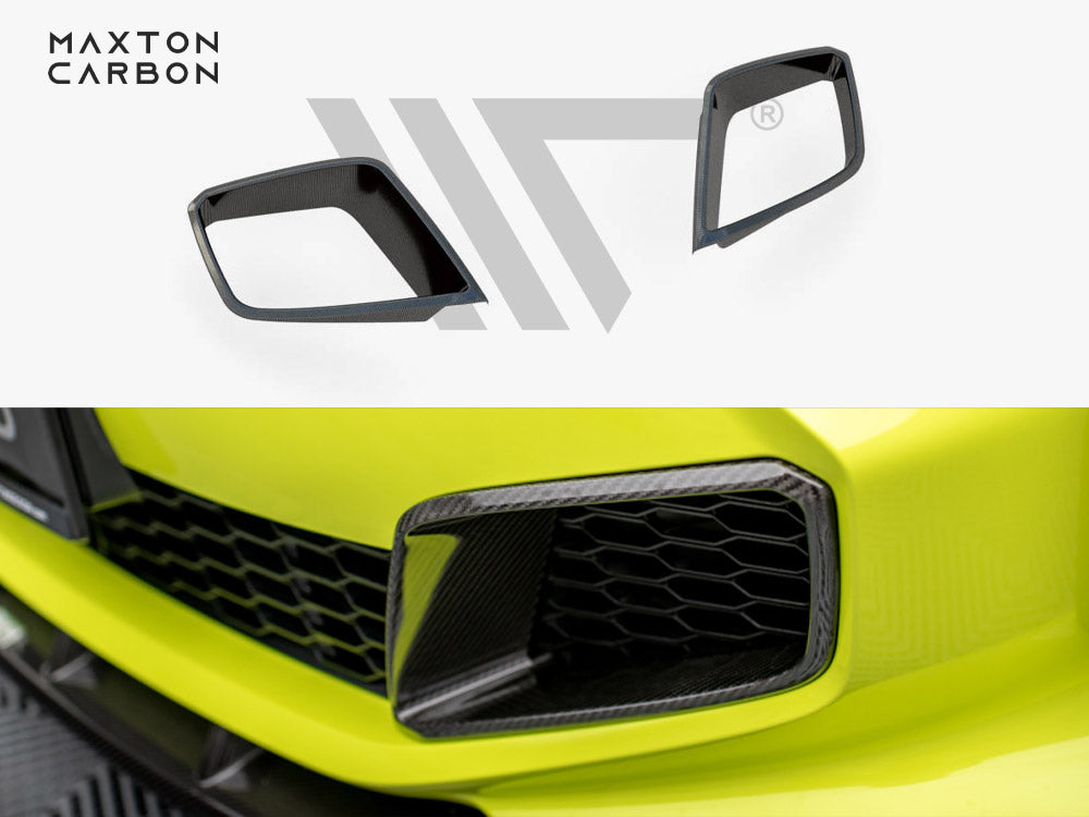 Carbon Fiber Front Bumper Side Vents BMW 1 F40 M-Pack / M135i Maxton Design