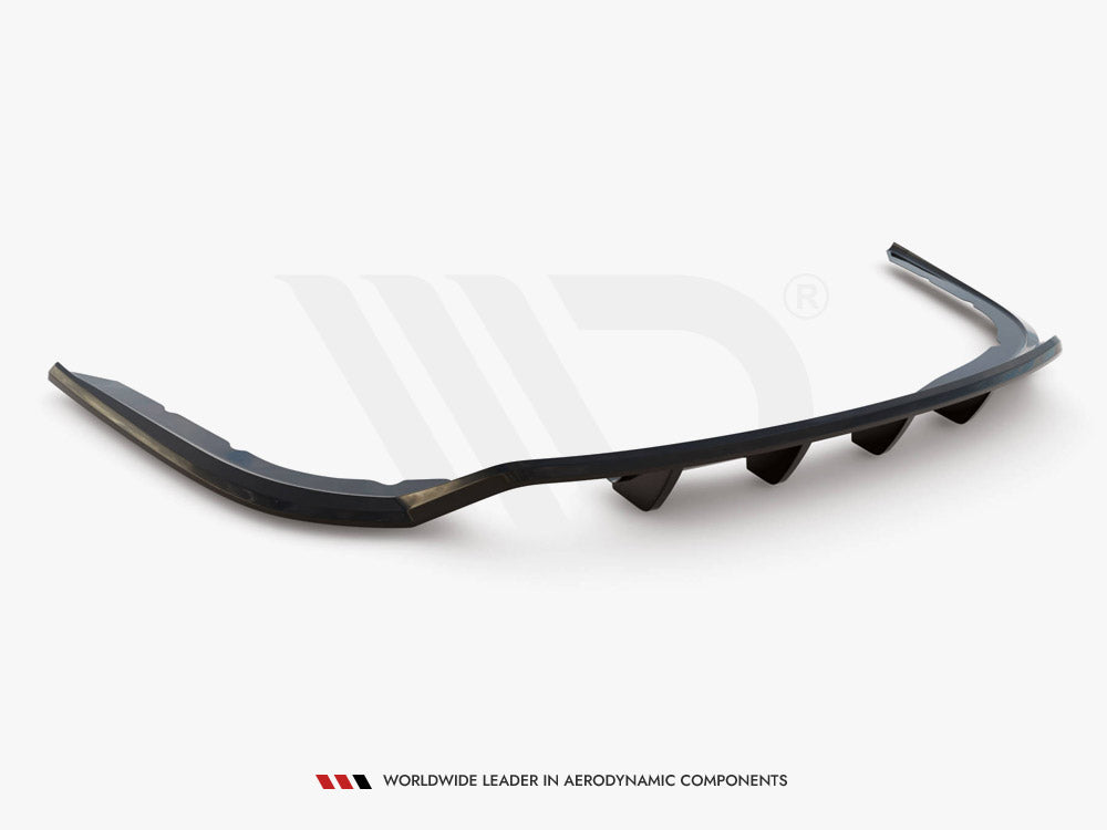 Central Rear Splitter (Vertical Bars) BMW 4 Gran Coupe F36 Maxton Design