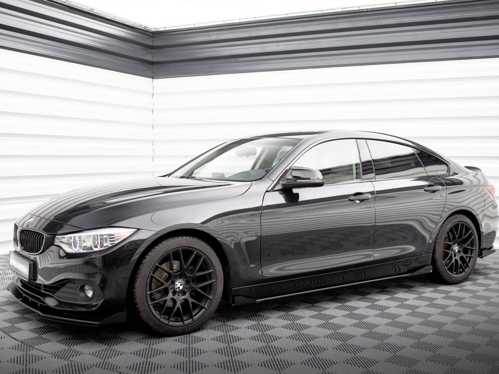 Street PRO Side Skirts Diffusers + Flaps BMW 4 Gran Coupe F36 Maxton Design