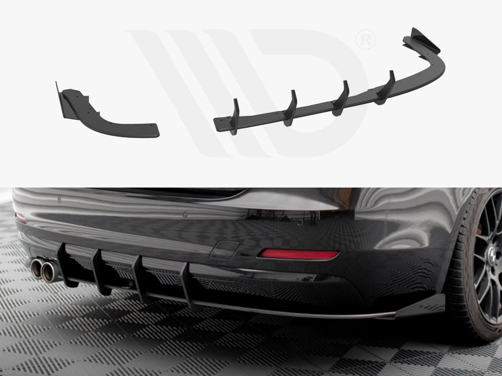 Street PRO Rear Diffuser + Flaps BMW 4 Gran Coupe F36 Maxton Design