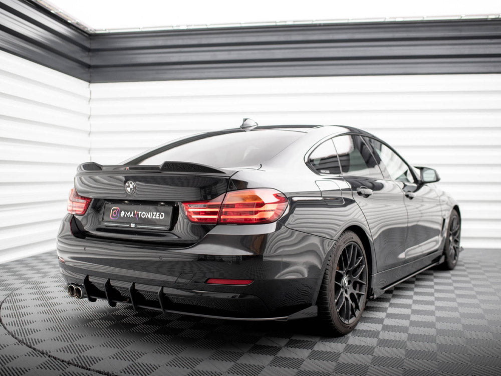 Street PRO Rear Diffuser + Flaps BMW 4 Gran Coupe F36 Maxton Design