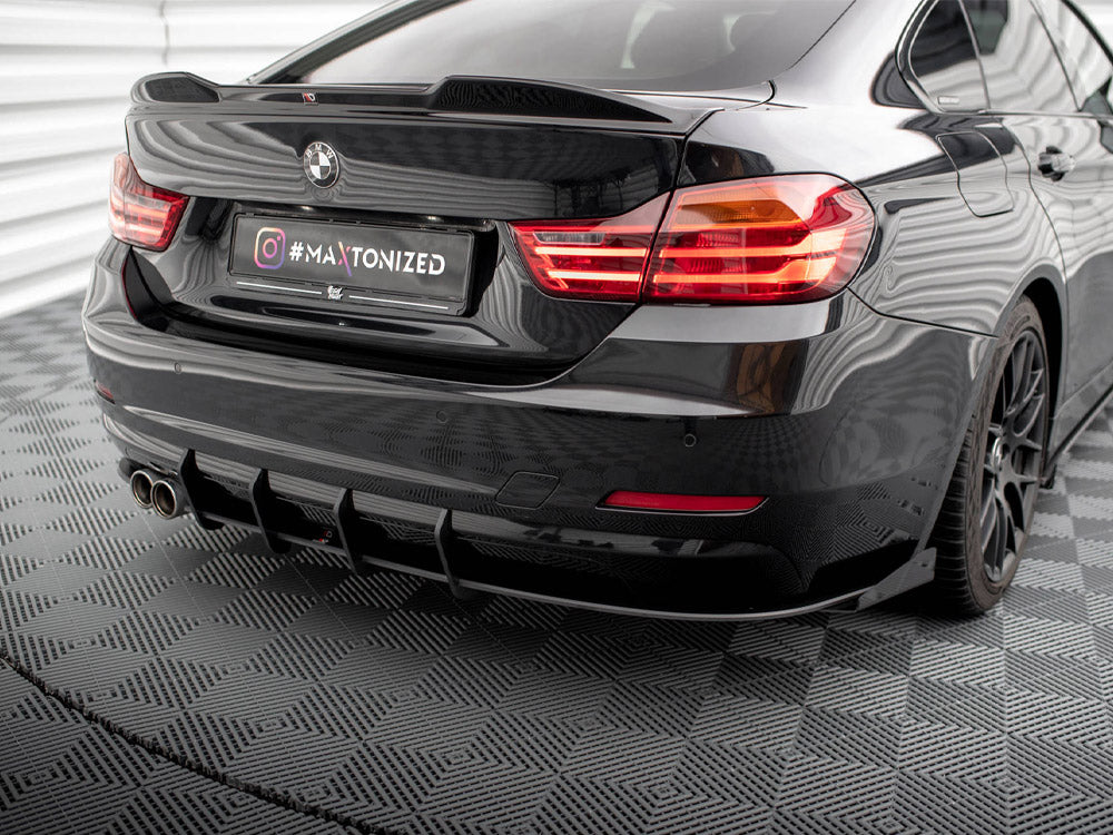 Street PRO Rear Diffuser + Flaps BMW 4 Gran Coupe F36 Maxton Design