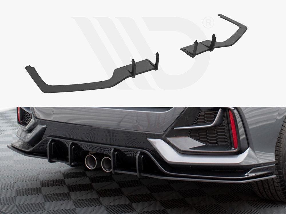 Street PRO Rear Diffuser Honda Civic Sport Mk 10 Maxton Design