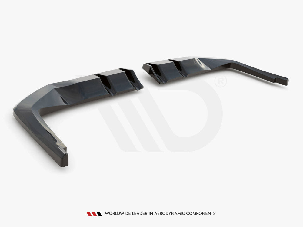 Central Rear Splitter (Vertical Bars) V.1 Honda Civic Type-R Mk 11 Maxton Design