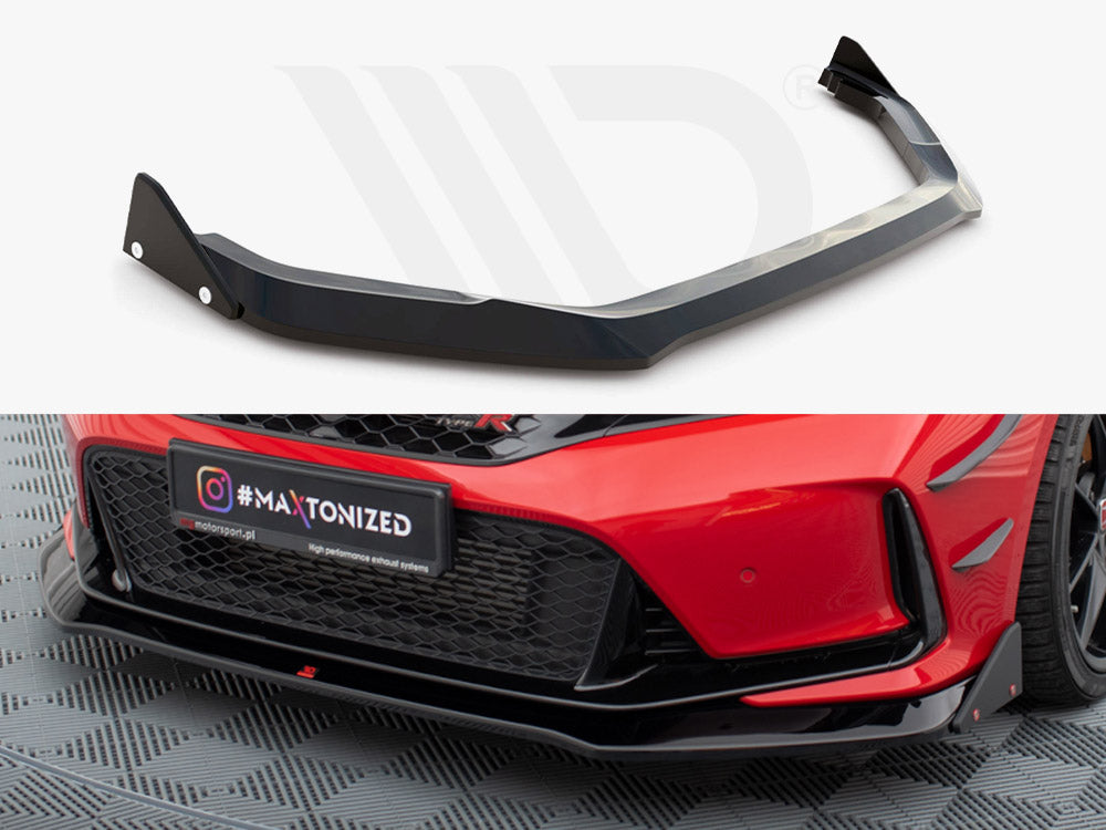 Front Splitter V.1 + Flaps Honda Civic Type-R Mk 11 Maxton Design