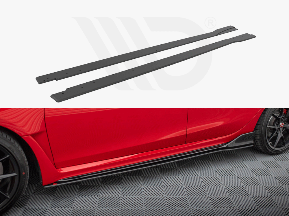 Street PRO Side Skirts Diffusers Honda Civic Type-R Mk 11 Maxton Design