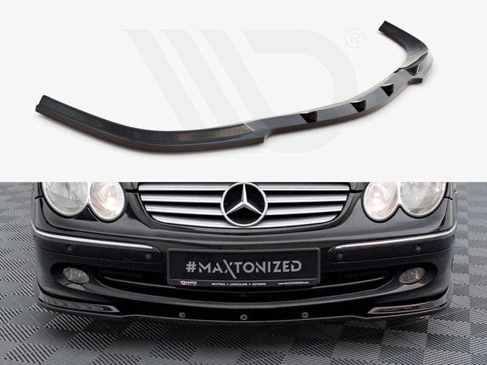 Front Splitter V.1 Mercedes CLK W 209 For Standard Version Maxton Design