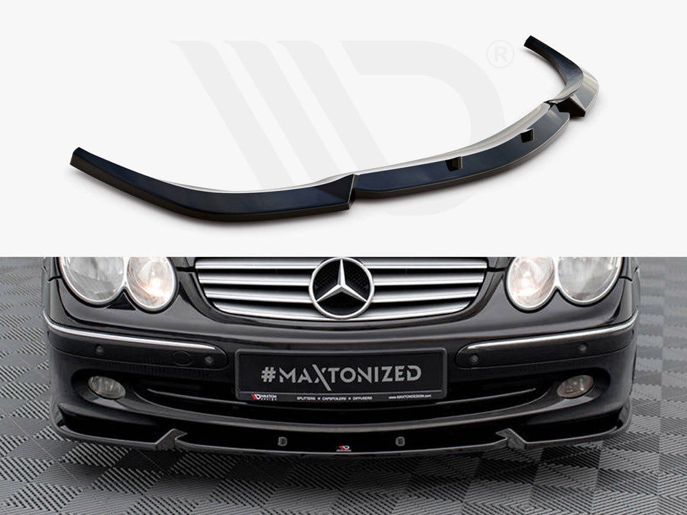 Front Splitter V.2 Mercedes CLK W209 Maxton Design