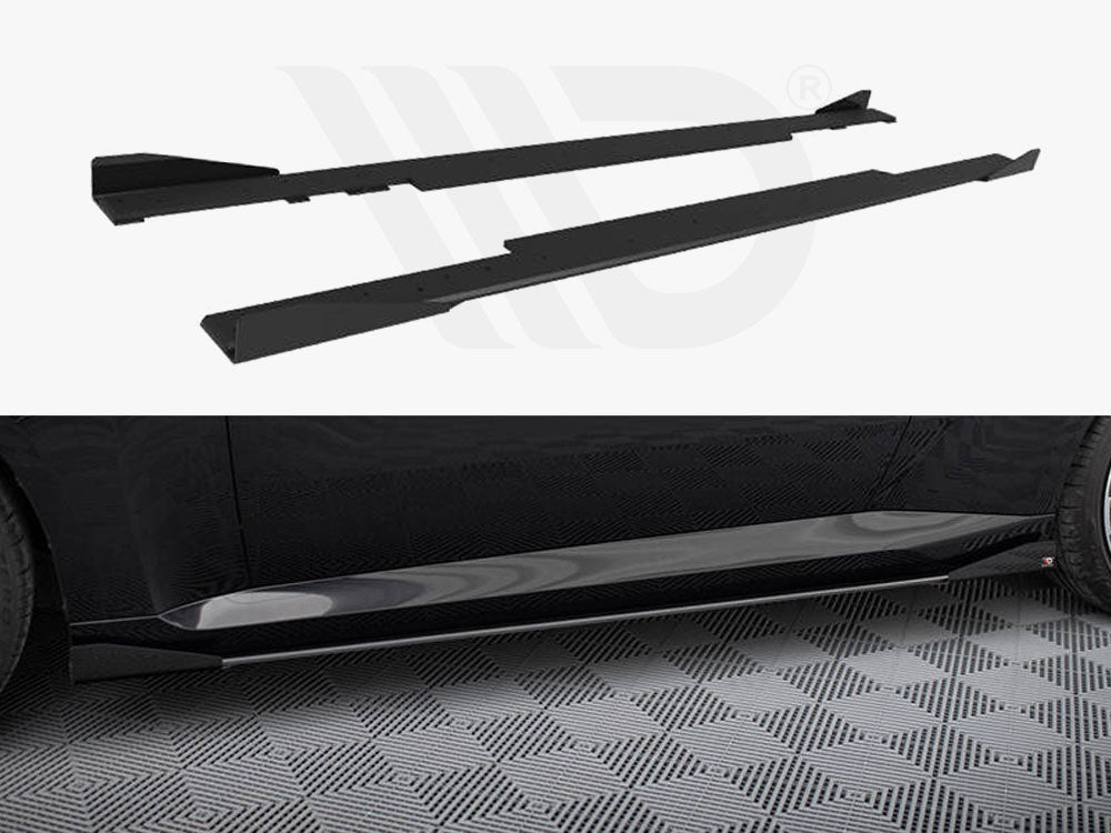 Street PRO Side Skirts Diffusers + Flaps BMW 2 Coupe G42 Maxton Design