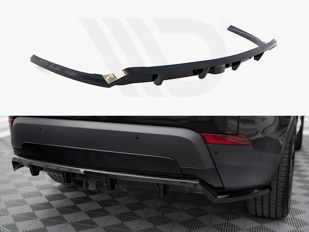 Central Rear Splitter (Vertical Bars) Land Rover Discovery HSE Mk5 Maxton Design