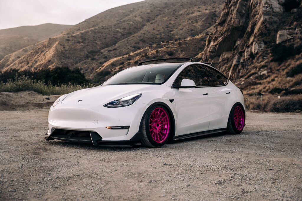 Luxury Sports Adro Style Plastic Front Lip For Tesla Model Y -PP