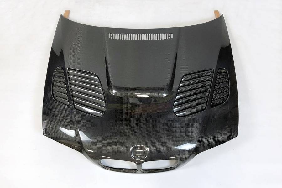 Luxury Sports GTR T2 Style Carbon Bonnet For BMW E46 -PP