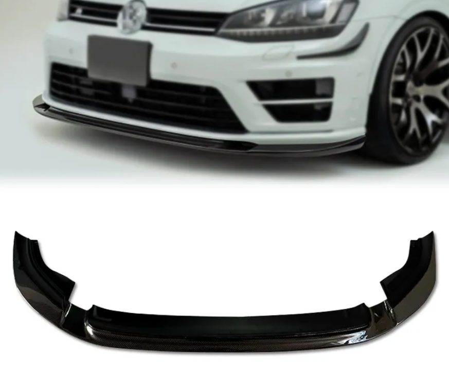 Luxury Sports GV Style Carbon Front Lip For VW GOLF R MK7 -PP