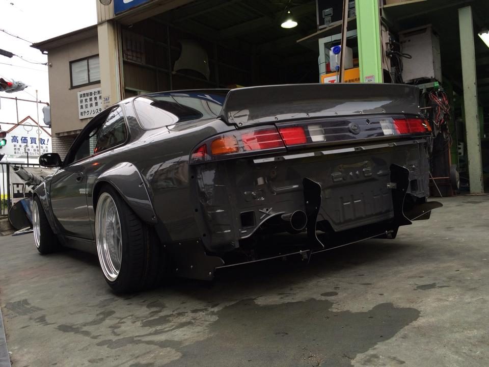 Luxury Sports Rocket Bunny Style Rear Spoiler For Nissan Silvia S14