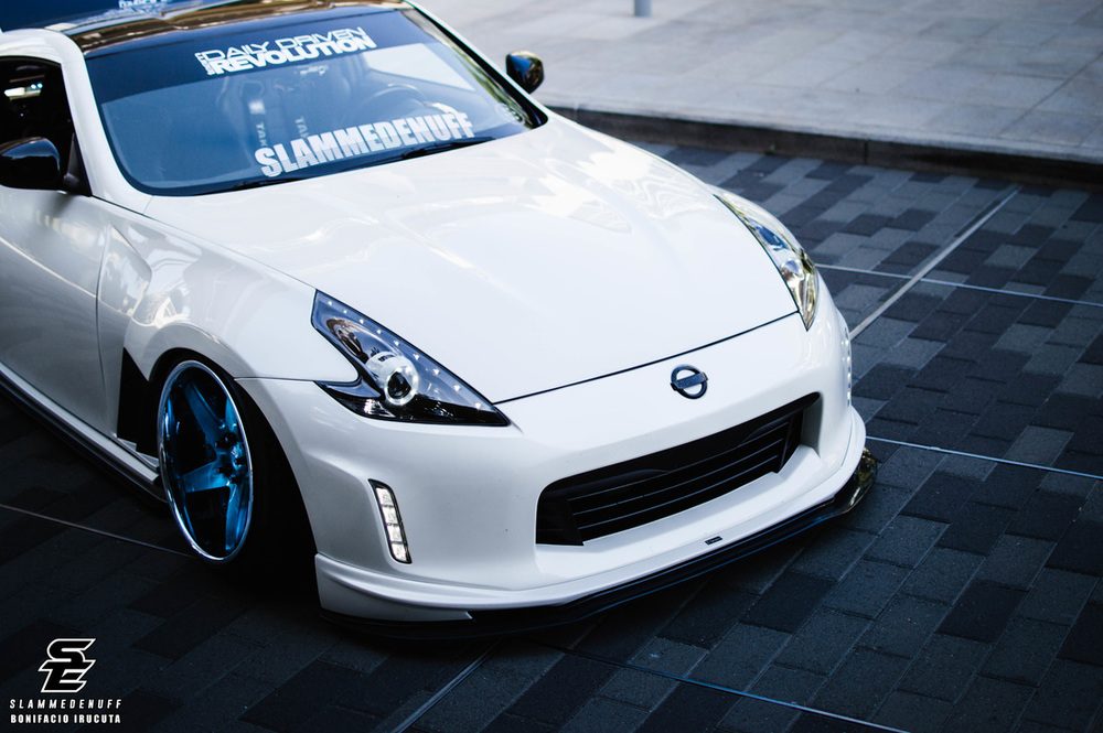 Luxury Sports Varis Style Fiberglass Front Lip For Nissan 370z FL -PP