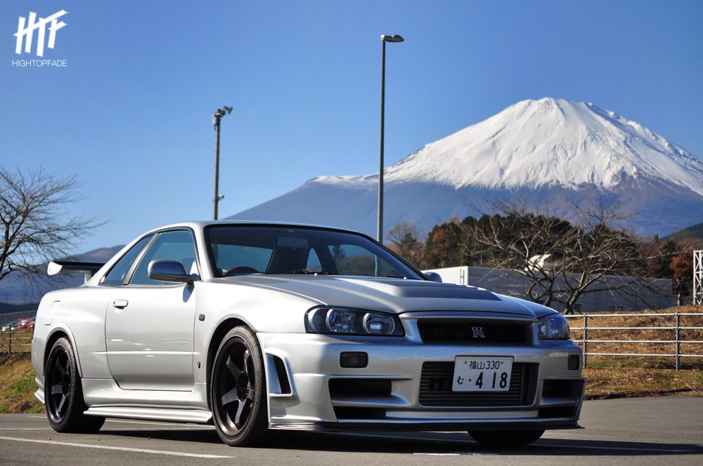 LS East Bear GTR Conversion Style Side Skirts + Extension Nissan Skyline R34 2DR