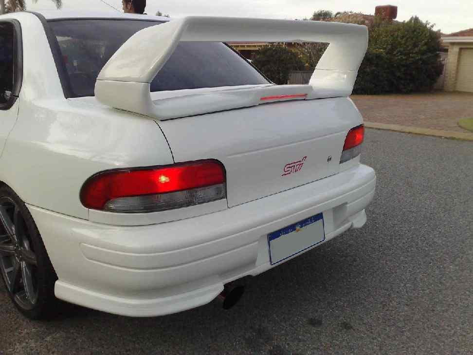 Luxury Sports Factory V6 STI Style Rear Spoiler For Subaru Impreza V1 - V6