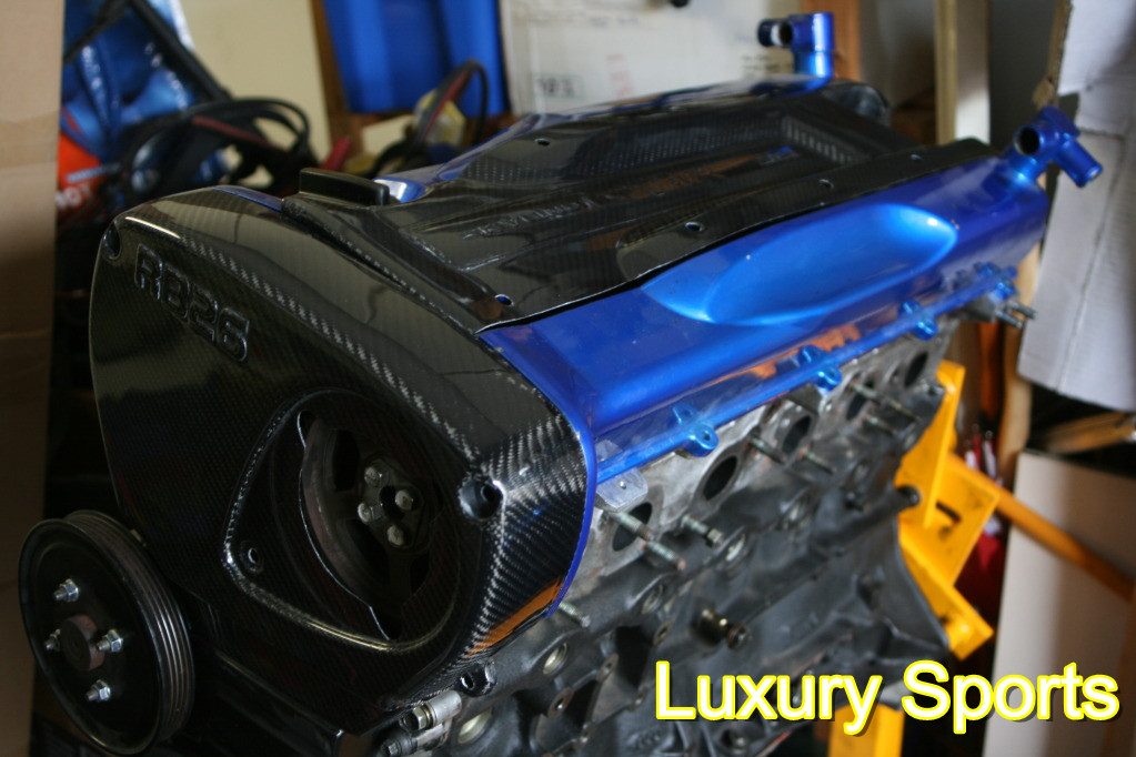 Luxury Sports Carbon Cam Cover for RB26