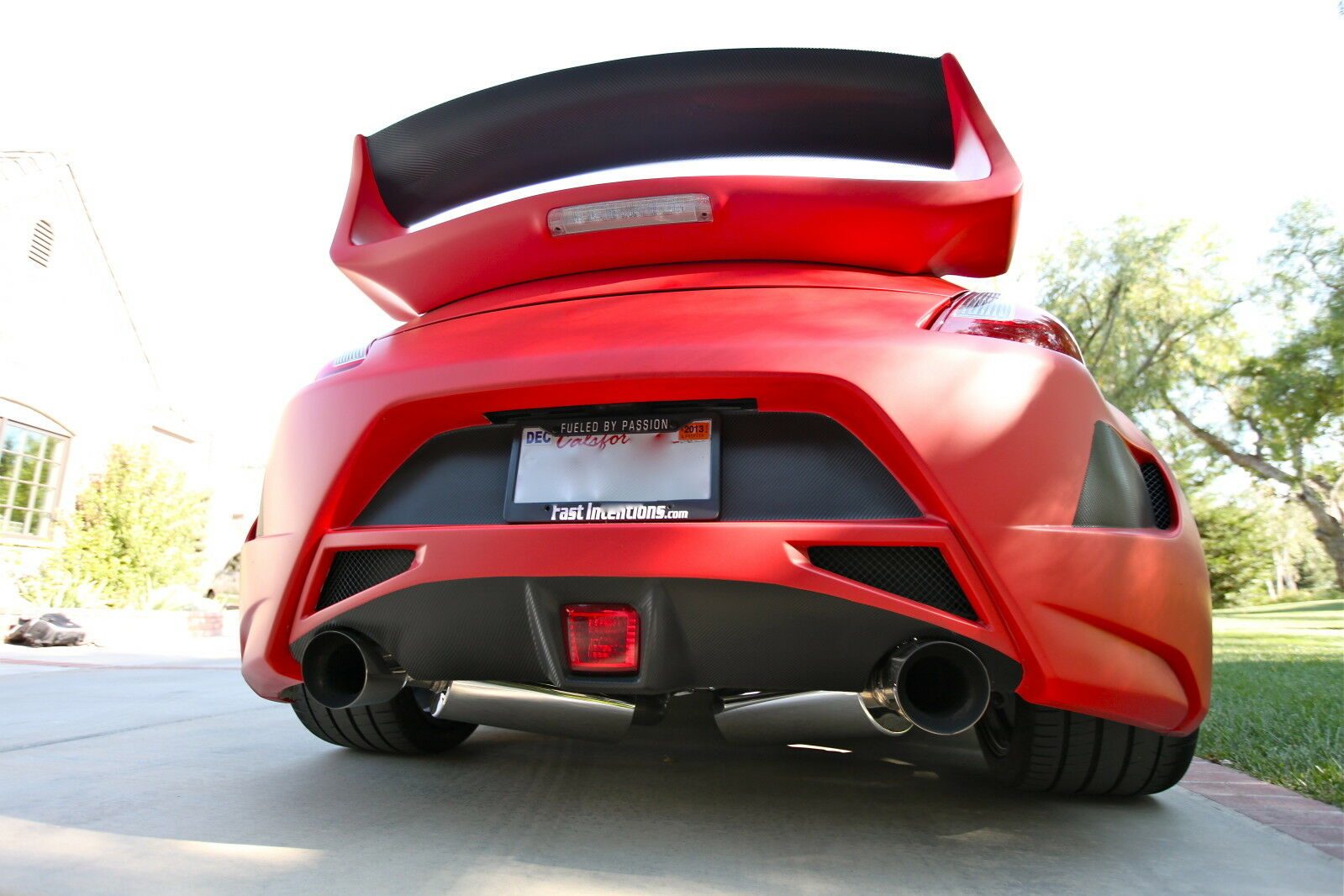 Luxury Sports Amuse Style Rear Spoiler For Nissan 370z -PP