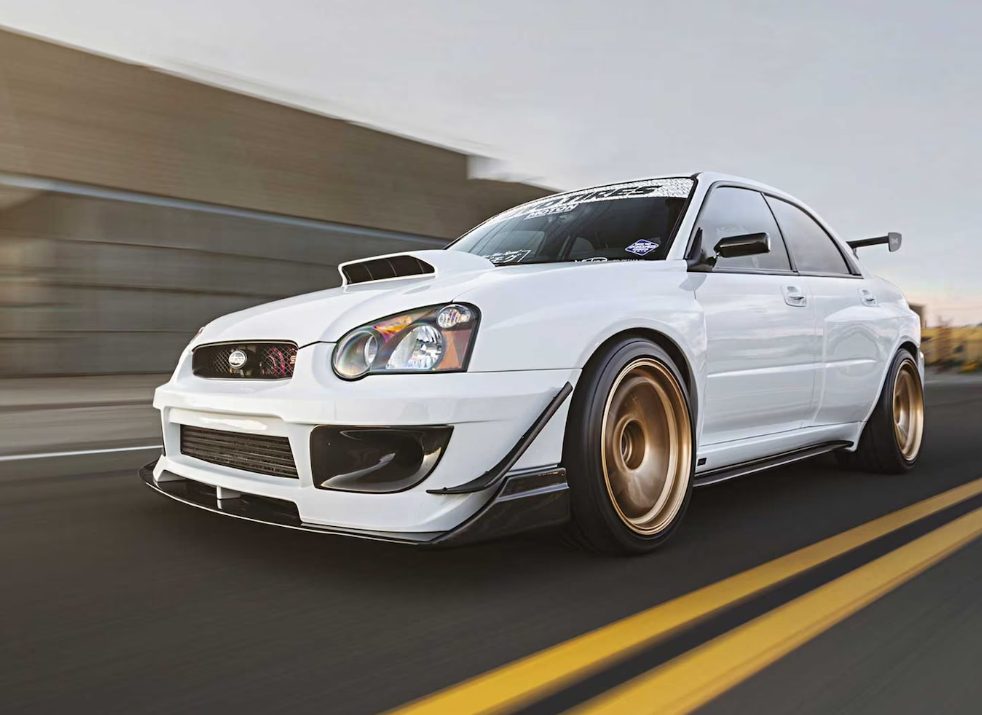 Luxury Sports Msports Style Front Bumper With Lip For Subaru Impreza STI V8 -PP