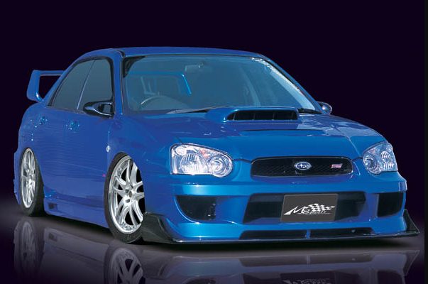 Luxury Sports Msports Style Front Bumper With Lip For Subaru Impreza STI V8 -PP