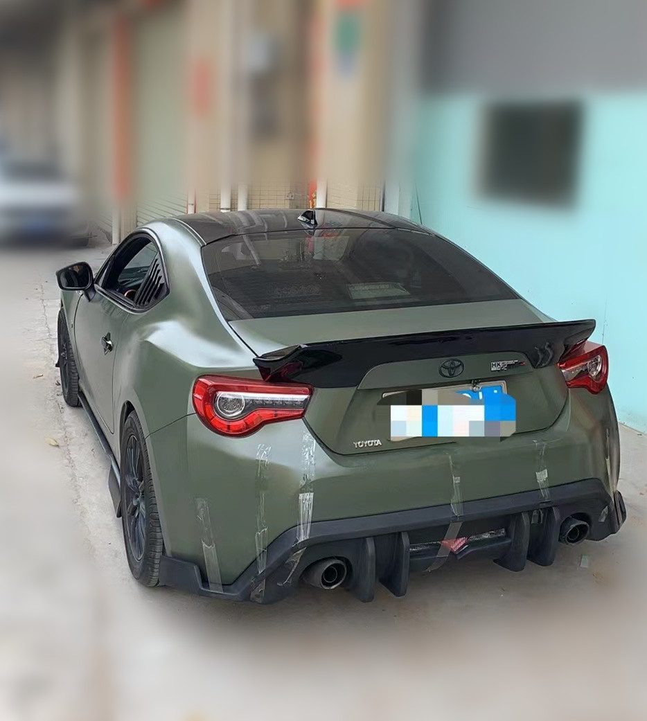 Luxury Sports Type 2 Style Rear Diffuser For Toyota GT86/BRZ 17-19 -PP