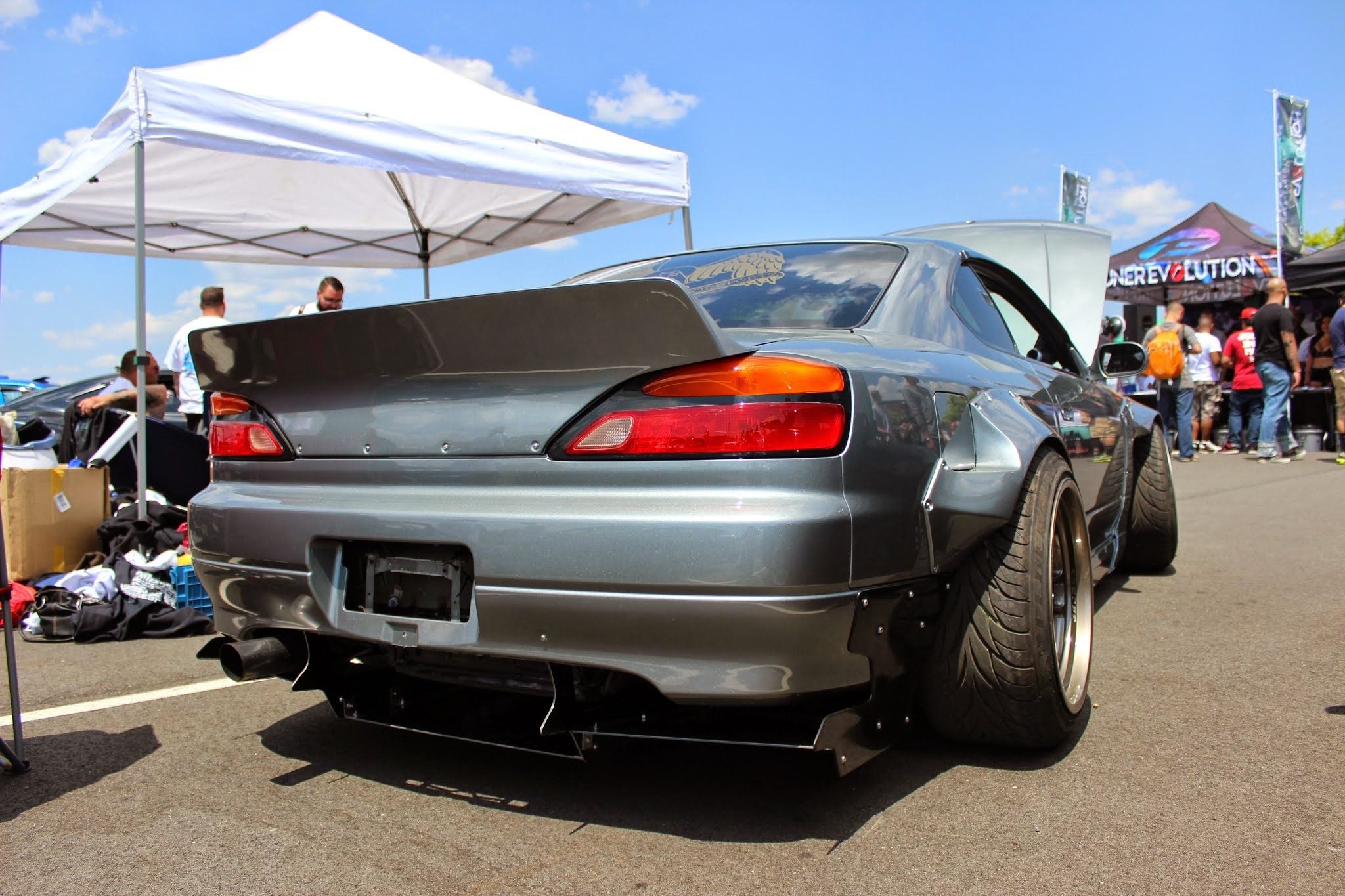 Luxury Sports Rocket Bunny Style Rear Spoiler For Nissan Silvia S15