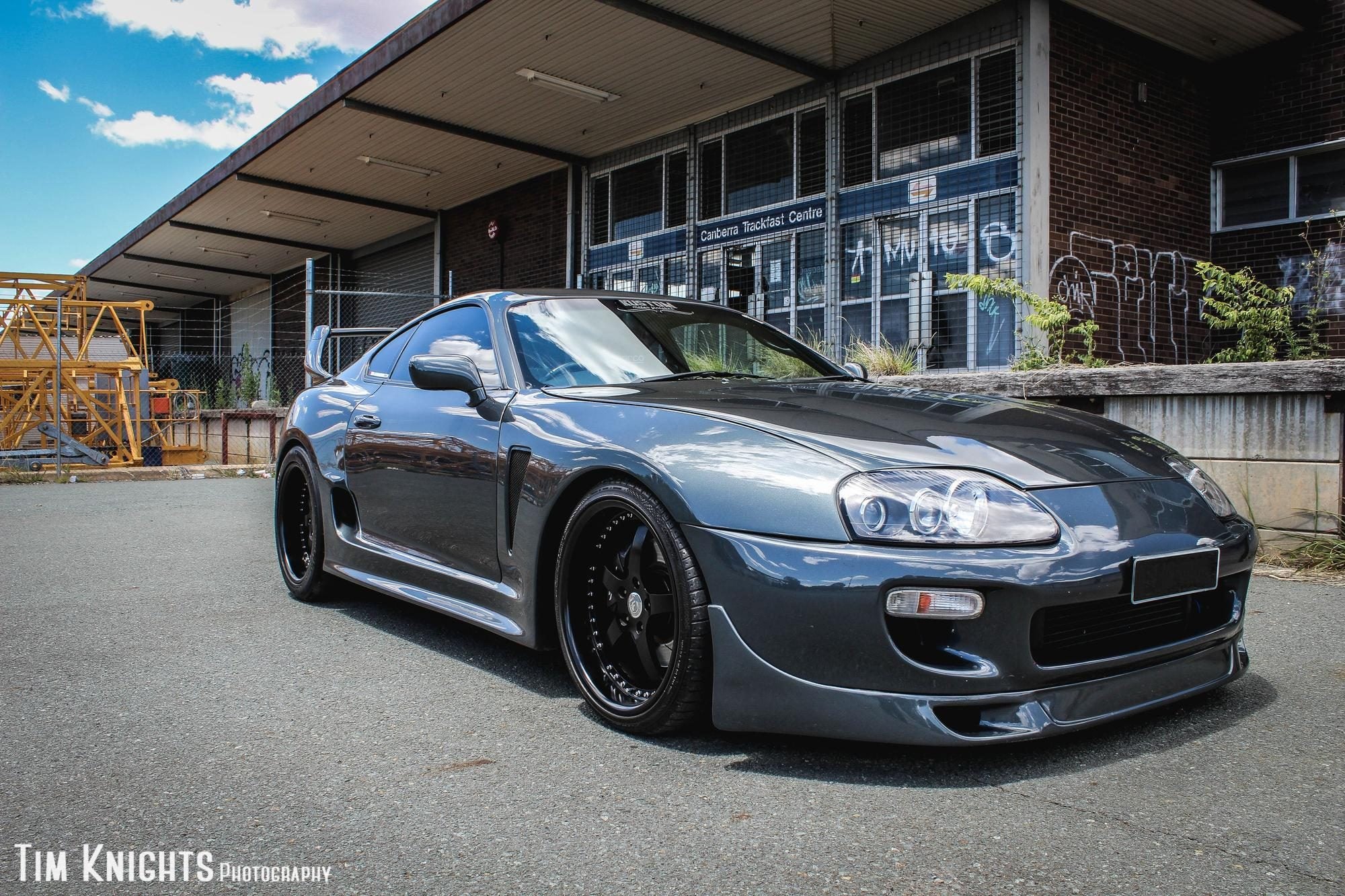 Luxury Sports TRD Style Fiberglass Front Lip For Toyota Supra