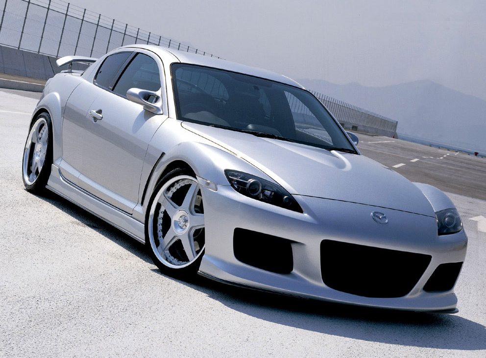 Luxury Sports Mazdaspeed Style Front Bumper For Mazda RX8 PFL -PP