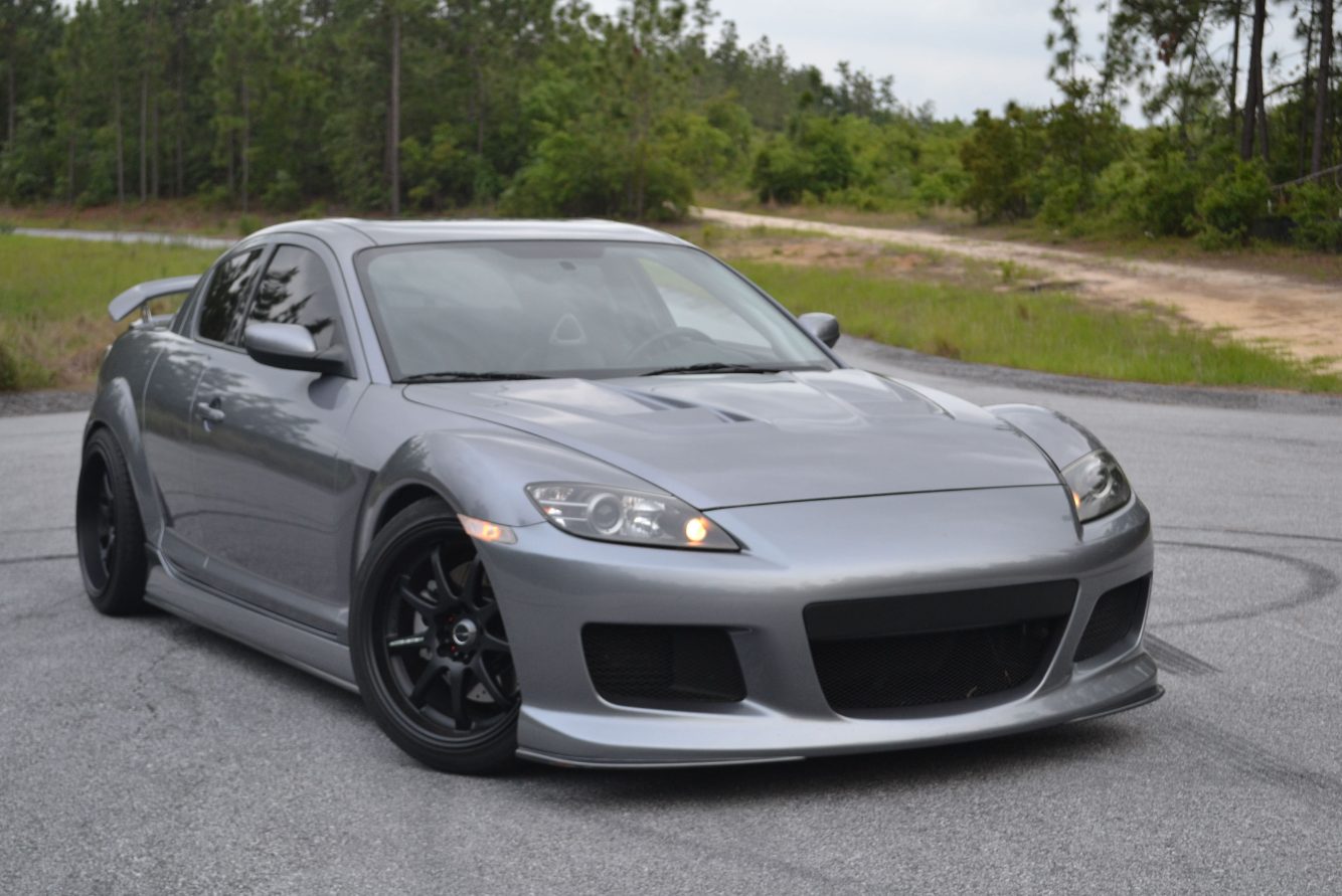 Luxury Sports Mazdaspeed Style Front Bumper For Mazda RX8 PFL -PP