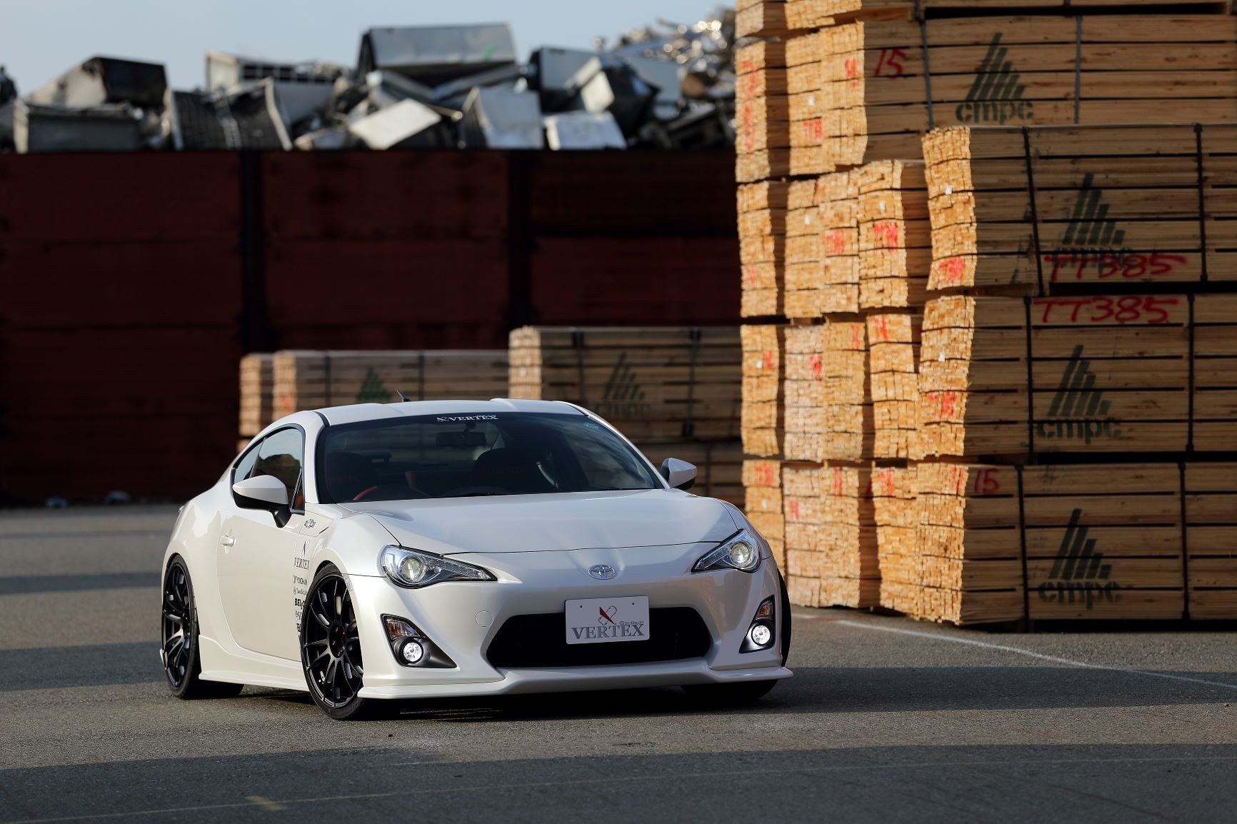 Luxury Sports Vertex Style Front Lip For Toyota GT86