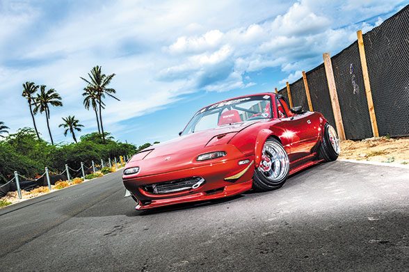 Luxury Sports 50mm Wide Front and Rear Flares For Mazda Mx5 NA