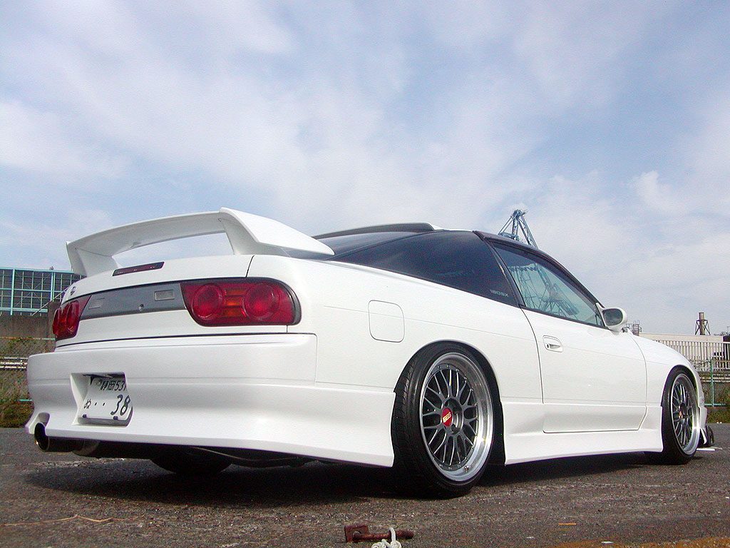 Luxury Sports Vertex Style Rear Bumper For Nissan Silvia 180sx