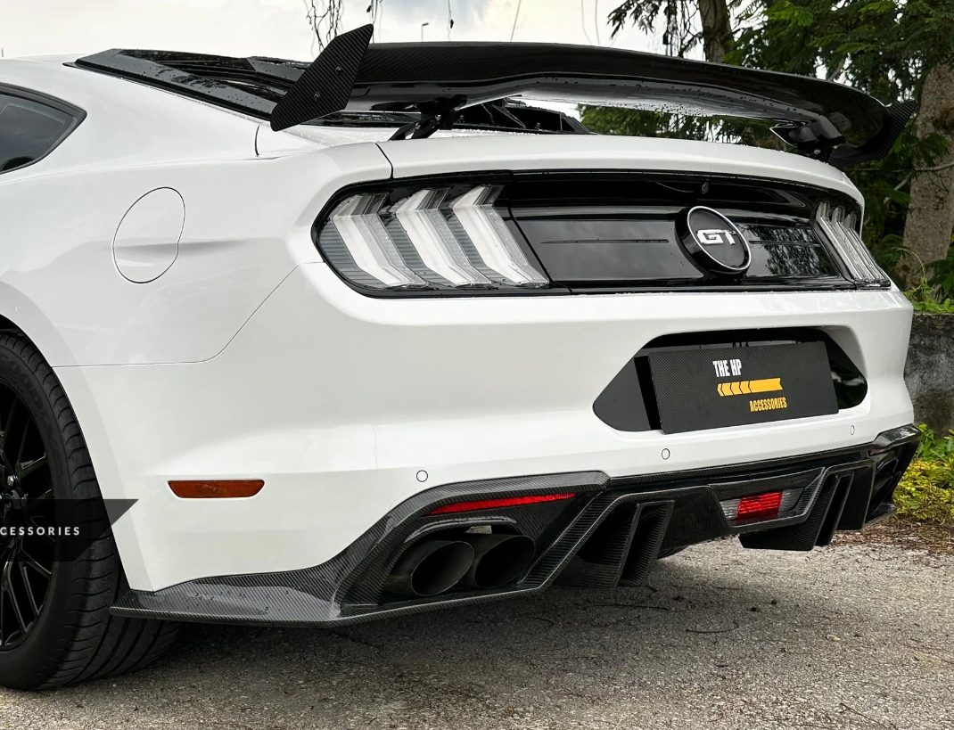 Luxury Sports AC Style Carbon Rear Diffuser For Ford Mustang 18-23 -PP