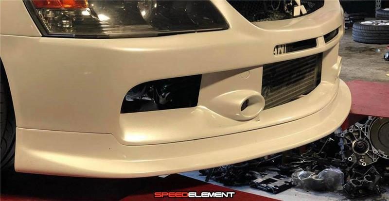 Luxury Sports S2 Auto Design Type D Style Front Lip For Mitsubishi EVO 9